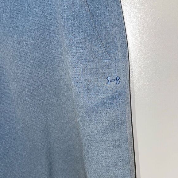Under Armour Men's Blue Solid HeatGear Performance Golf Shorts Size 36 - Picture 2 of 8